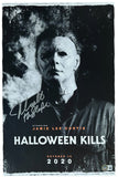 Nick Castle Signed HALLOWEEN KILLS 11x17 Movie Poster Photo Michael Myers BAS