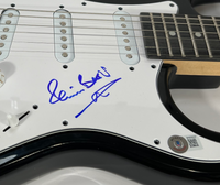 Pete Best THE BEATLES Signed Autograph Electric Guitar Fifth Beatle Beckett COA