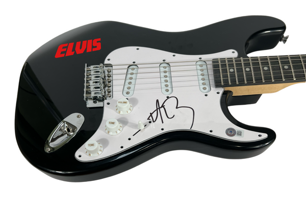 Austin Butler Signed Electric Guitar Elvis Presley Movie Autograph Beckett COA