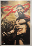 Gerard Butler Signed Autograph 300 Movie Poster 12x18 Photo Leonidas Beckett COA