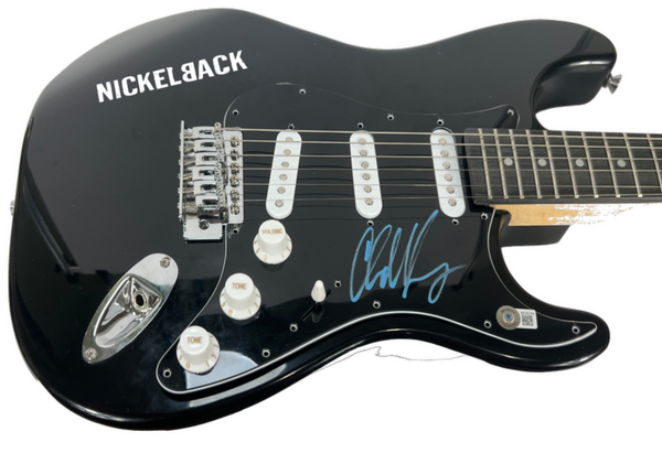 Chad Kroeger NICKELBACK Signed Autograph Electric Guitar Lead Singer Beckett COA