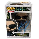 Keanu Reeves Signed The Matrix Neo Funko Pop #1172 Autograph Beckett COA
