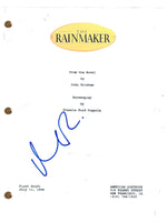 Matt Damon THE RAINMAK Signed Autographed Movie Script Full Screenplay COA