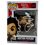 Tony Hale Signed Doctor Psycho Funko Pop Harley Quinn DC #498 Autograph BAS COA