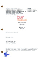 Gabrielle Anwar BURN NOTICE Signed Autograph Episode Script Full Screenplay COA