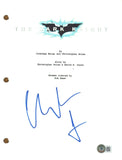 Christian Bale Signed THE DARK KNIGHT Autograph Movie Script Screenplay BAS COA