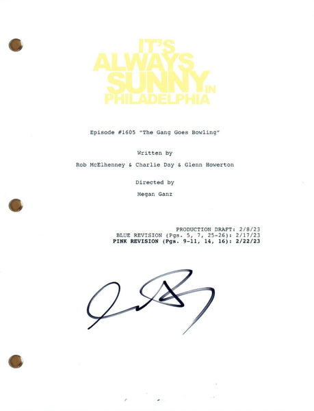 Charlie Day Signed Autograph It's Always Sunny in Philadelphia #1605 Script COA