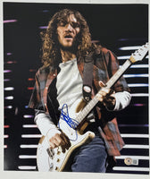 John Frusciante Signed Red Hot Chili Peppers Autograph 11x14 Photo Beckett COA