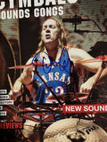 Danny Carey TOOL Signed Autograph Paiste Cymbals Magazine Drummer Beckett COA