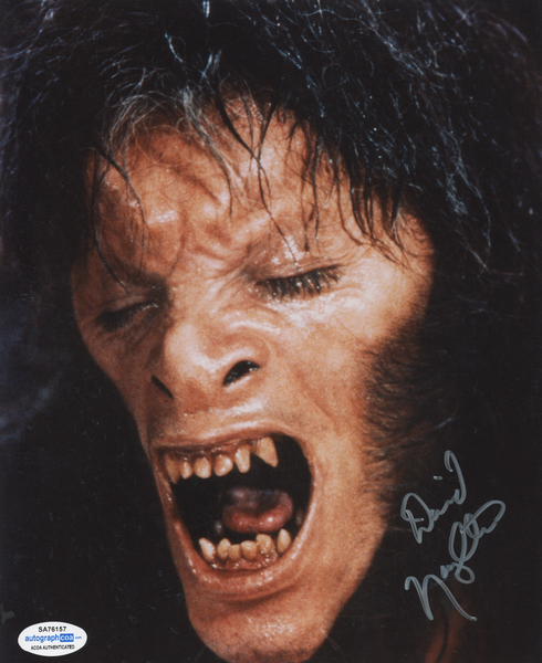 David Naughton Signed Autograph 8x10 Photo AN AMERICAN WEREWOLF IN LONDON ACOA