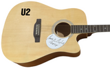 Larry Mullen U2 Signed Autographed Full Size Acoustic Guitar U2 Band Drummer COA