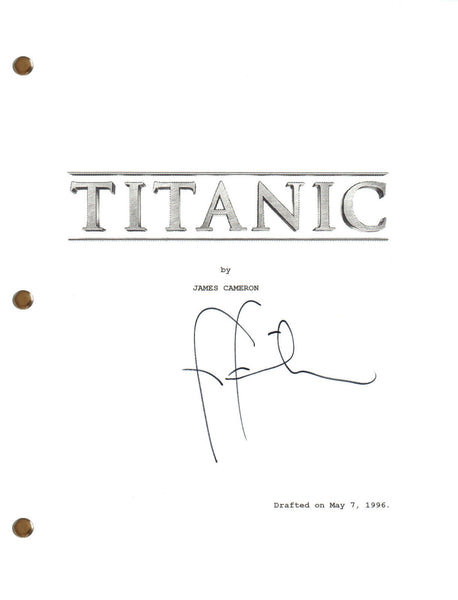 Frances Fisher Signed Autograph TITANIC Movie Script Screenplay Autograph COA
