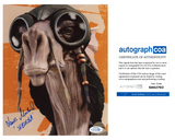 LEWIS MACLEOD Signed STAR WARS Autograph THE PHANTOM MENACE Sebulba ACOA COA