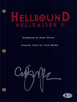 Clive Barker Signed Autograph HELLBOUND HELLRAISER II Full Movie Script BAS COA