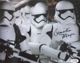 SAMANTHA ALLEYNE Signed STAR WARS Autograph 8x10 Photo Stormtrooper ACOA COA