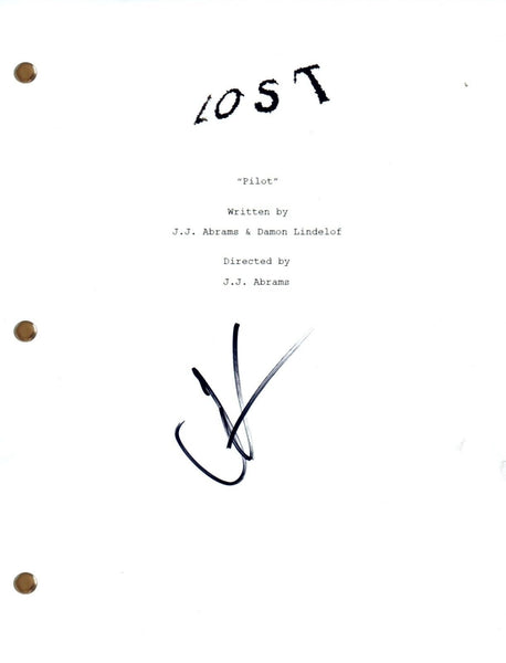 J.J. Abrams Signed Autograph LOST Pilot Episode Script Full Screenplay COA