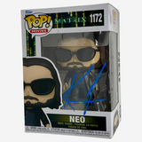 Keanu Reeves Signed The Matrix Neo Funko Pop #1172 Autograph Beckett COA