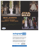 NICK JOSEPH Signed STAR WARS Autograph 8x10 Photo Episode IV A New Hope ACOA COA