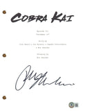 Ralph Macchio Signed Autograph Cobra Kai Episode Script December 19 E310 BAS COA