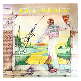 Bernie Taupin Signed Elton John Goodbye Yellow Brick Road Vinyl Record BAS COA