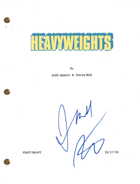 Judd Apatow HEAVYWEIGHTS Signed Autograph Movie Script Full Screenplay COA