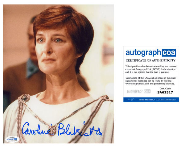 CAROLINE BLAKISTON Signed STAR WARS 8X10 Photo Autograph Mon Mothma ACOA COA