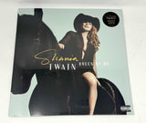 Shania Twain Signed QUEEN OF ME Autograph Album Photo + Sealed Vinyl Record BAS