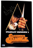 Malcolm McDowell Signed A CLOCKWORK ORANGE 11x17 Movie Poster Photo Beckett COA