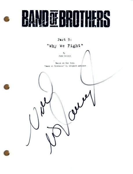 Neal McDonough Signed Autograph BAND OF BROTHERS Episode 9 Script Screenplay COA