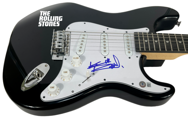 Keith Richards The Rolling Stones Signed Electric Guitar Autograph Beckett COA