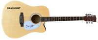 Sam Hunt Signed Autograph Full Size Acoustic Guitar Country Singer Beckett COA