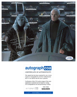 JEROME BLAKE Signed STAR WARS Autograph 8x10 Photo Mas Amedda ACOA COA