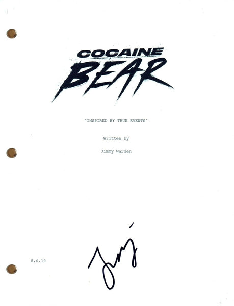 Jesse Tyler Ferguson Signed Autograph COCAINE BEAR Movie Script Screenplay COA