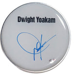Dwight Yoakam Signed Autograph 10" Drumhead Country Star Fast As You Beckett COA