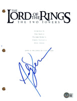 ANDY SERKIS Signed Autograph THE LORD OF THE RINGS Two Towers Movie Script BAS