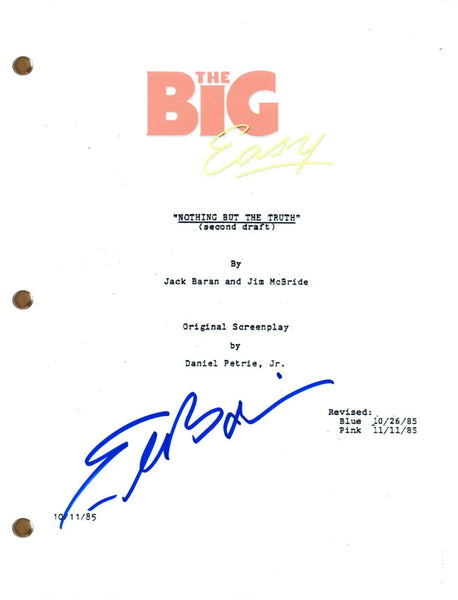 Ellen Barkin Signed Autograph THE BIG EASY Movie Script Full Screenplay COA