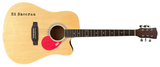Ed Sheeran Signed Autograph Full Size Acoustic Guitar = + X Singer Beckett COA