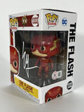 Ezra Miller Signed Funko Pop The Flash 1333 Autograph Justice League Beckett COA