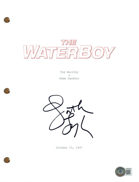 Jonathan Loughran Signed Autograph The Waterboy Movie Script Robideaux BAS COA