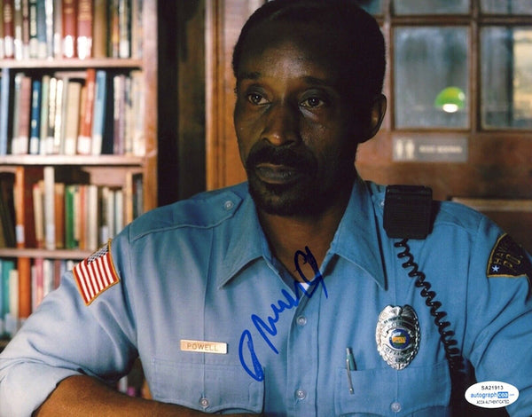 ROB MORGAN Signed STRANGER THINGS Autographed 8x10 Photo Officer Powell ACOA COA