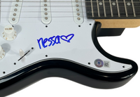 Nessa Barrett Signed Autograph Electric Guitar Aftercare Young Forever BAS COA