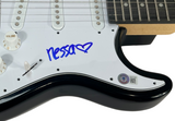 Nessa Barrett Signed Autograph Electric Guitar Aftercare Young Forever BAS COA