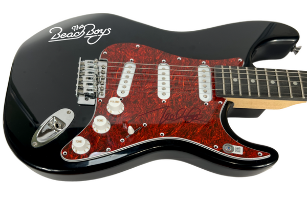 Mike Love The Beach Boys Signed Autograph Electric Guitar Beckett BAS COA