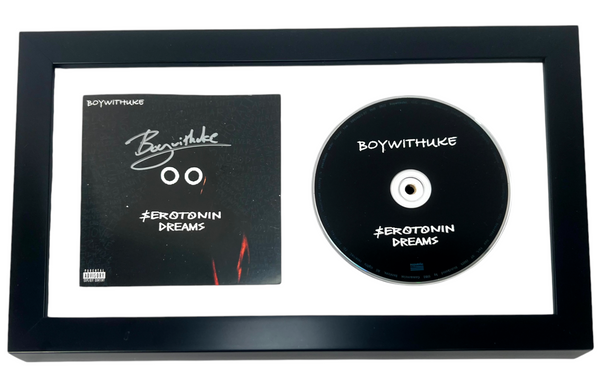 BoyWithUke Signed Autographed Serotonin Dreams Framed CD Display Beckett COA