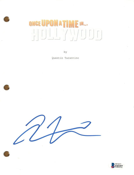 Quentin Tarantino Signed Autograph Once Upon A Time In Hollywood Script BAS COA