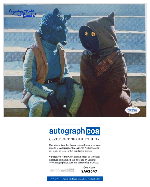 MAROLYN TURK Signed STAR WARS Autograph 8x10 Photo Original Trilogy Beedo ACOA