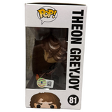 Alfie Allen Signed Theon Greyjoy Game of Thrones Funko Pop #81 Autograph Beckett