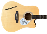 George Jones Signed Autograph Full Size Acoustic Guitar Country Beckett COA