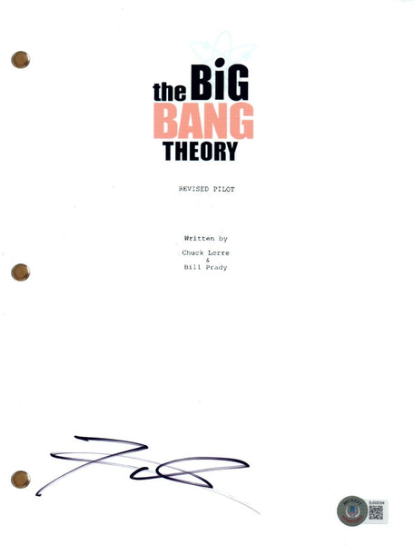 Johnny Galecki The Big Bang Theory Signed Autograph Pilot Script Screenplay BAS