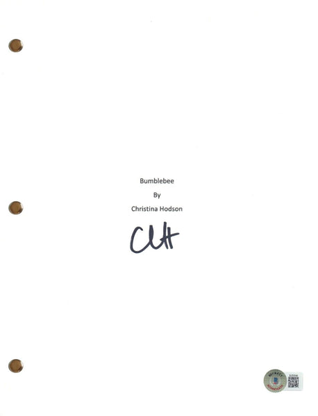 Christina Hodson Signed Autograph Bumblebee Movie Script Transformers BAS COA